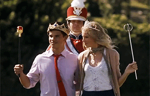 Taylor Swift and Taylor Lautner gif