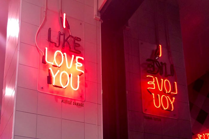 Photo of a "Love" sign