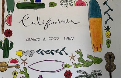 drawing of California