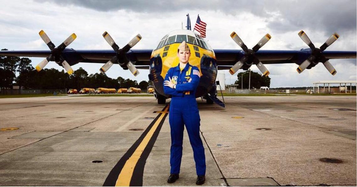 Taking Flight With First Female Blue Angels Pilot Katie Higgins Cook