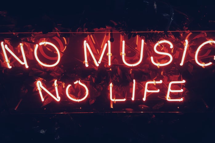 No Music No Life Neon Sign