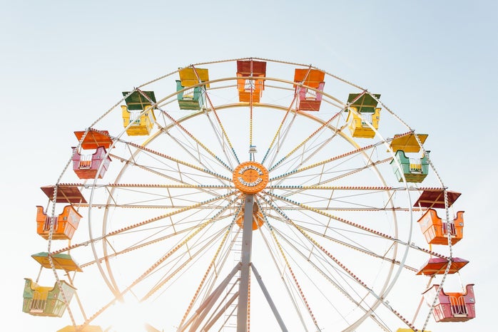 Colorful ferris wheel