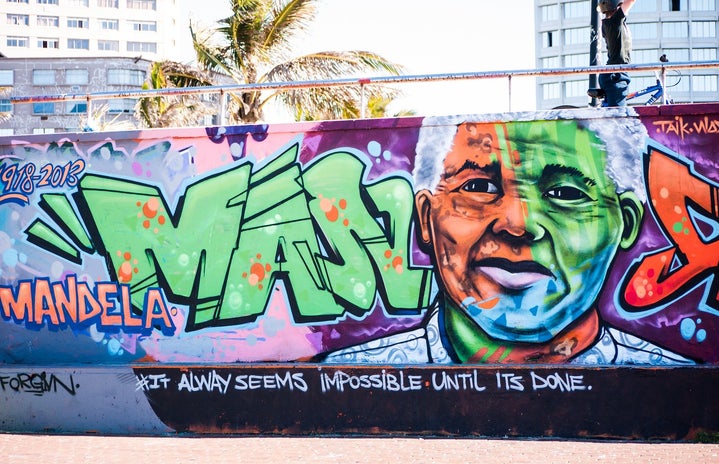 Nelson Mandela Graffiti