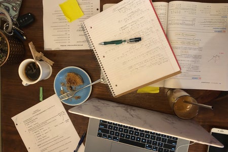 studying
