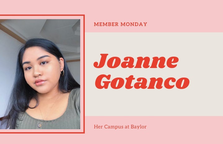 Member Monday Joanne Gotanco