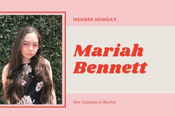 Mariah Bennett Member Monday