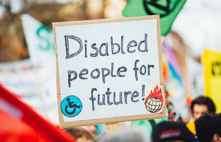 disabled people for the future sign