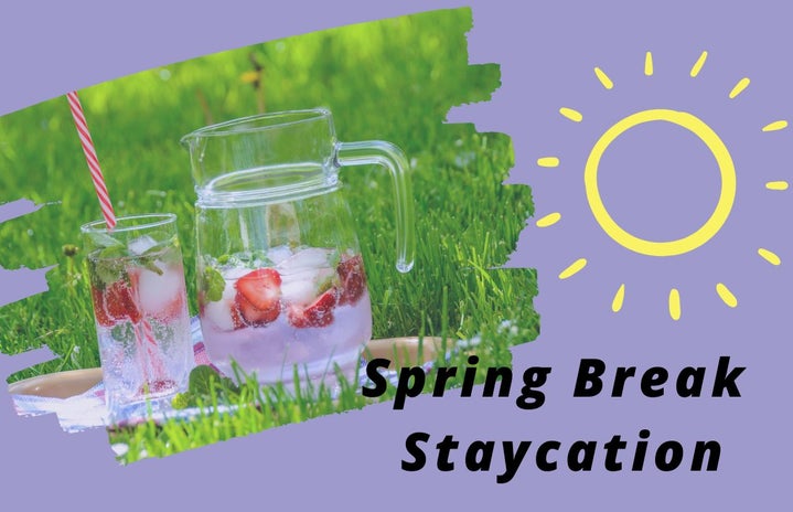 picnic, sunshine, spring break staycation