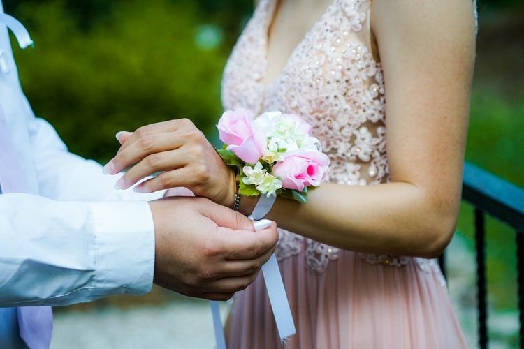 pink prom dress