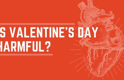 Article Graphic created on Canva for Harmfulness of Valentines Day