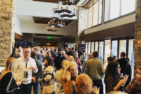 crowd of people at Brandt Storytelling conference