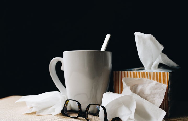 Tissues and glasses