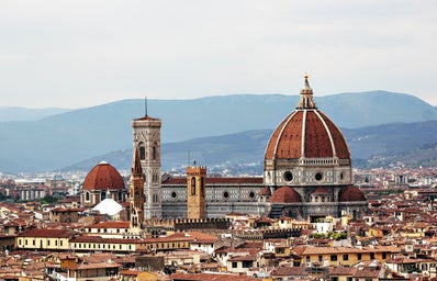 view of city florence italy