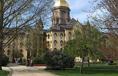 Photo of the Notre Dame Dome