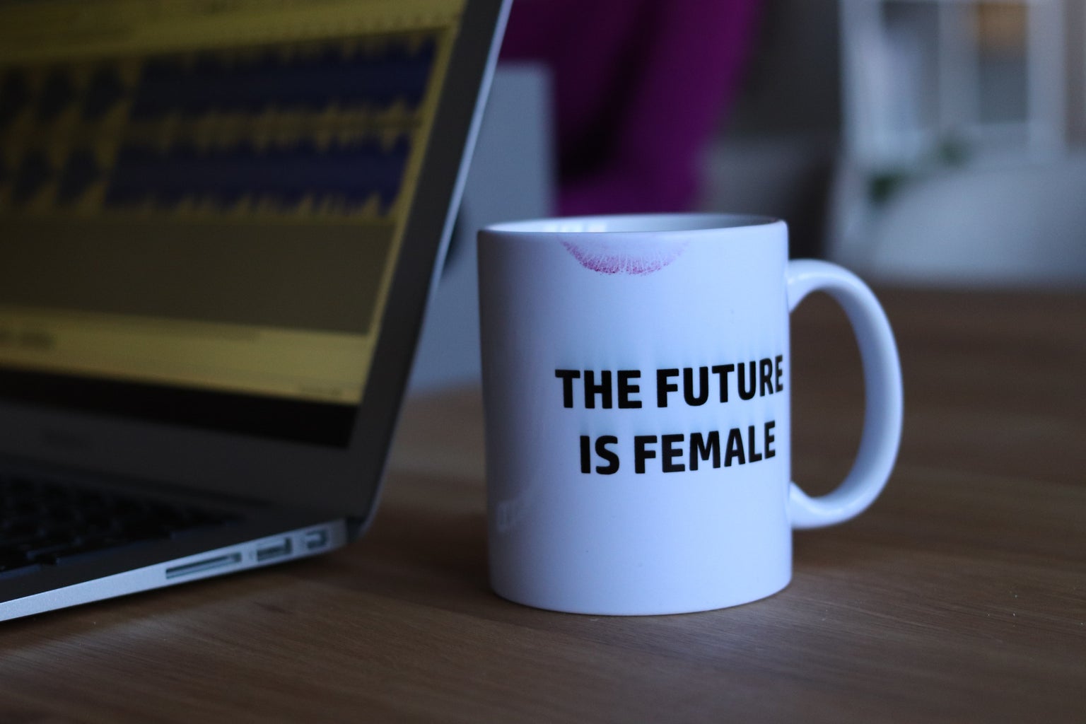 The future is female mug