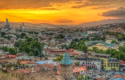 Overview of Tbilisi, Republic of Georgia
