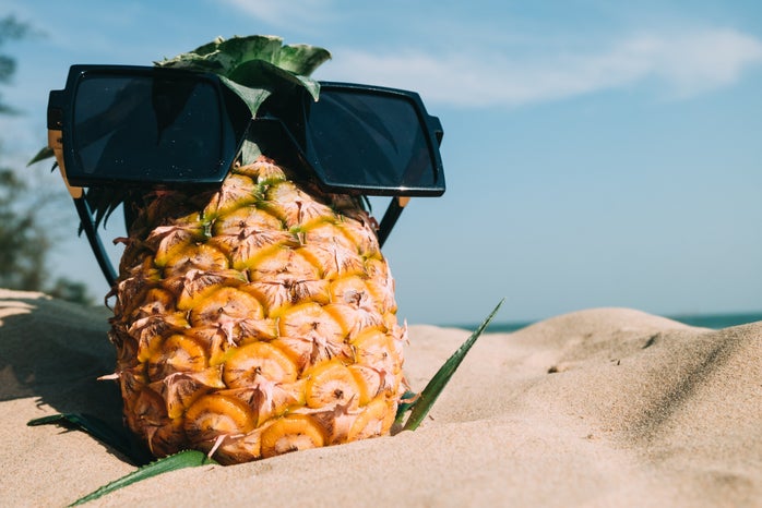 Pineapple with Sunglasses (rep image)