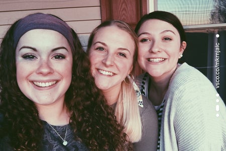best friends selfie