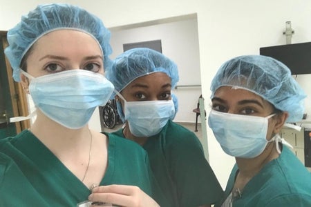 girls in scrubs