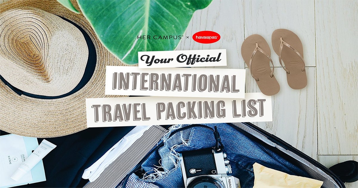 Your Official International Travel Packing List