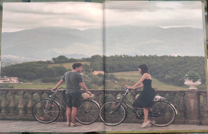 It\'s a picture of two characters, Marianne and Connell, from Normal People, a novel that was adapted into a series. I clicked the picture from the back of a book, \"Normal People: The Scripts\", which is a script of the series adaptation.
