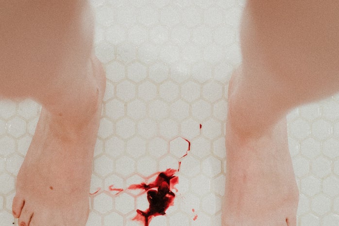 standing in shower with blood on floor by Monika Kozub?width=698&height=466&fit=crop&auto=webp