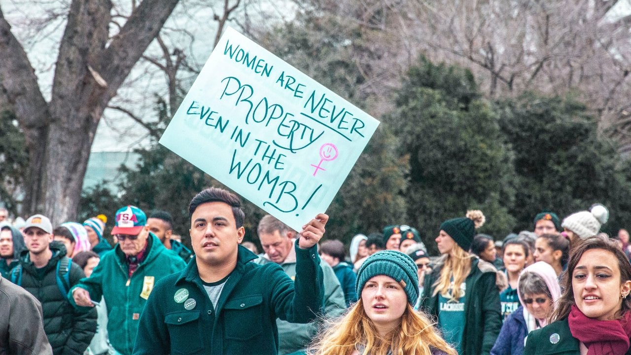 Women are never property sign