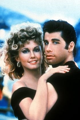 grease olivia newton john and john travolta