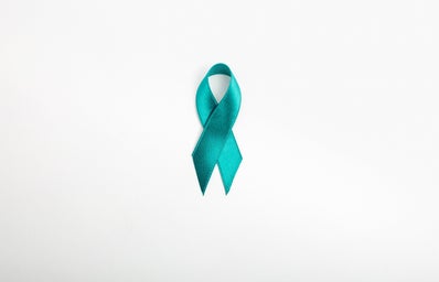ovarian cancer teal ribbon