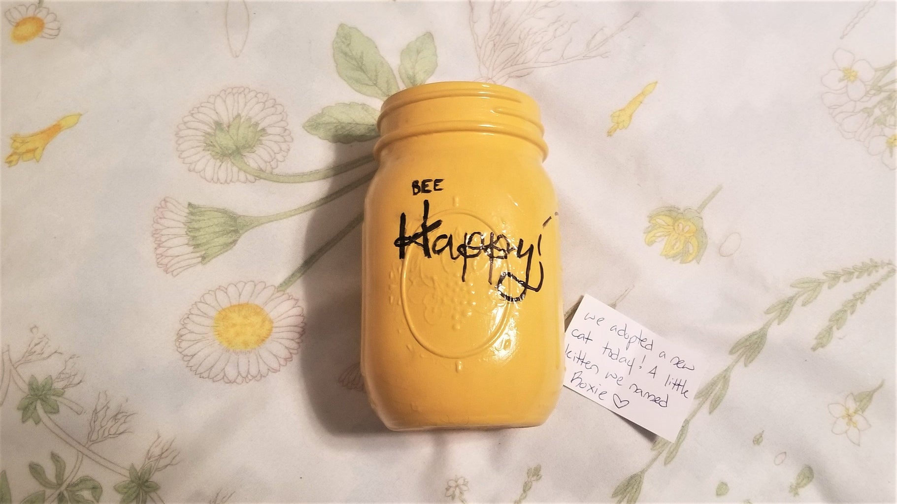 yellow jar note