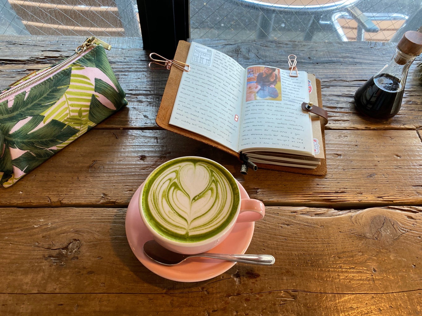 matcha latte, matcha, japan, journaling, travel