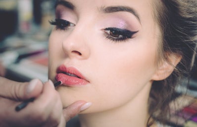 girl with make up on