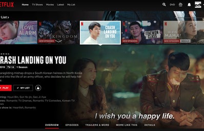 screenshots of own netflix account and shows that are watched