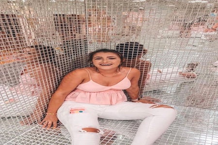 Megan Skipper sitting down.