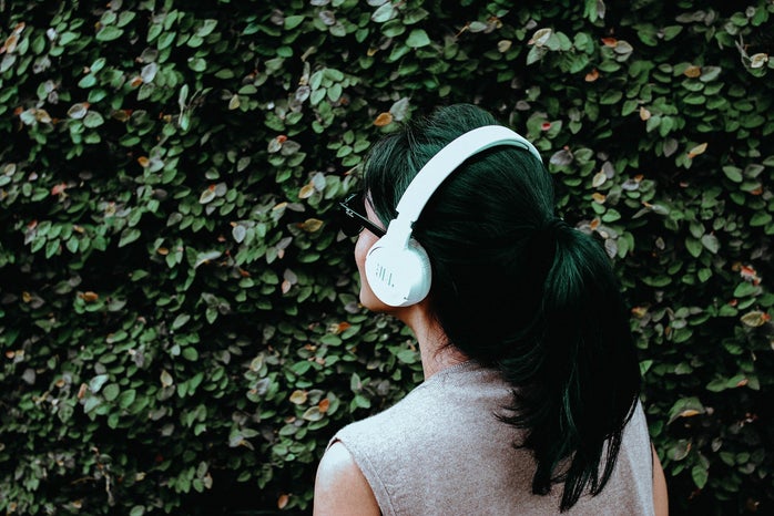 Girl in Headphones