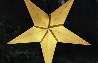 Upside down yellow star