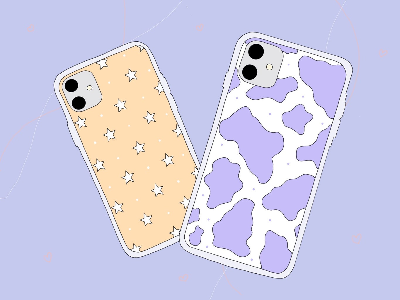 Phones with cases