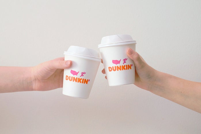 dunkin coffee cups by Isabella and Louisa Fischer?width=698&height=466&fit=crop&auto=webp