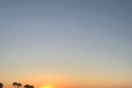 A picture of the sunset in San Diego