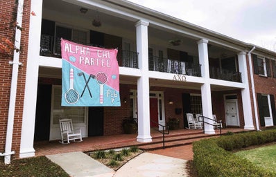 the front of my sorority house