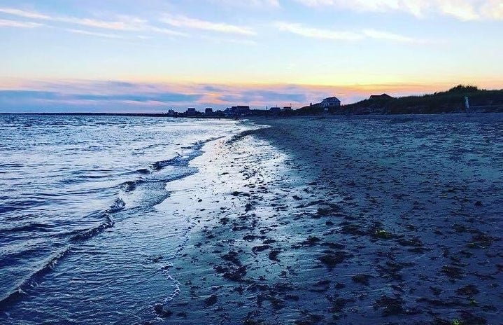 sunset beach in Cape Cod