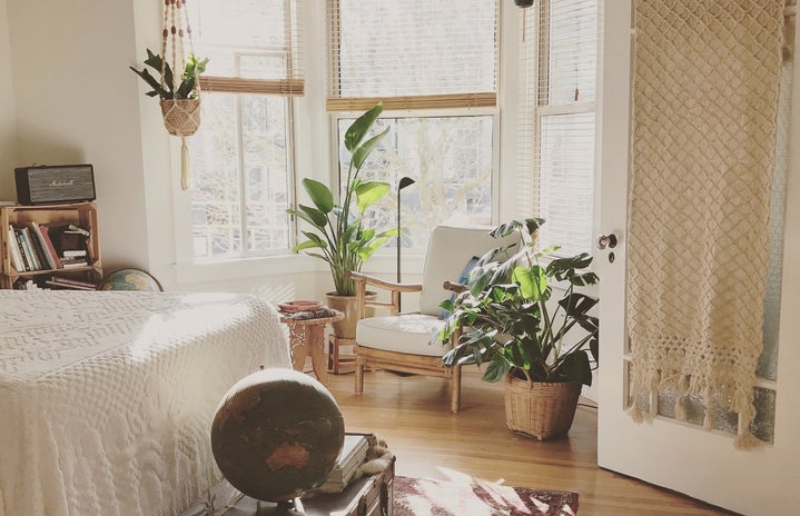 Bedroom with Plants
