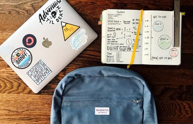 Backpack, notebook, laptop