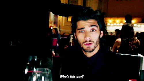 Zayn Malik looks confused in One Direction music video