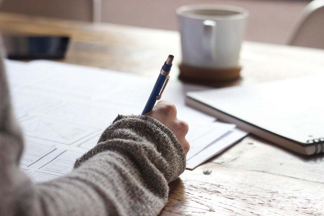 studying with coffee