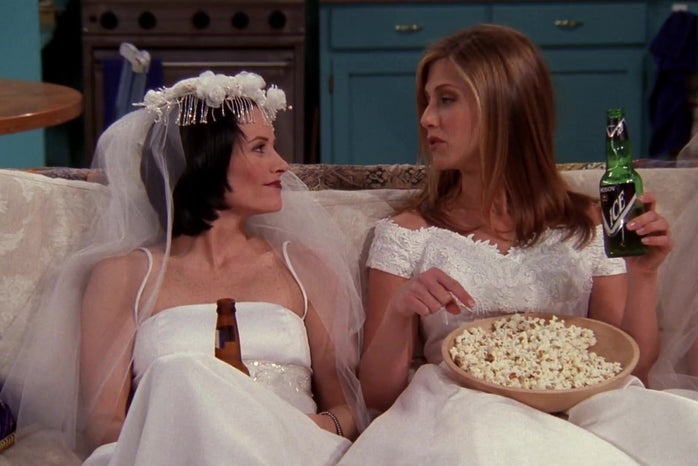 Rachel and Monica from Friends