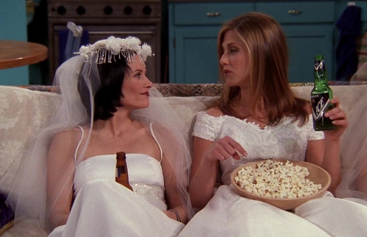 Rachel and Monica from Friends