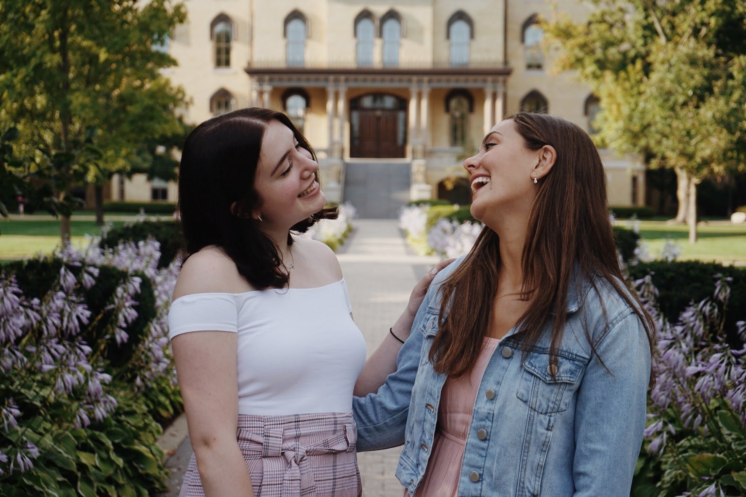 My friend and I at our HCND photoshoot!
