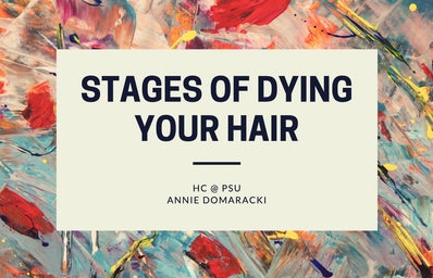GRAPHIC FOR AN ARTICLE ABOUT DYING HAIR