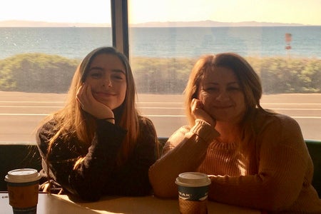 a picture of me and my mom